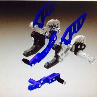 Repose-pieds reculés en Ergal Bmw S 1000 RR 2015 - 2018 - MXPPAE6935