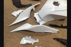 Carenados abs Aprilia RS 50- 125 2012 - 2014 completo con guardabarros da barnizar - MXPCAD6951