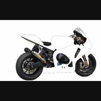 Lackierte Rennverkleidung Suzuki Gsxr 1000 2017 - 2026 mit 2 Farben + frei Grafiken - MXPCRV6998