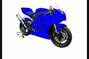 Lackierte Rennverkleidung Yamaha R6 2017 - 2026 mit 2 Farben - MXPCRV7012