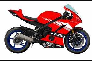 Painted Race Fairings Yamaha R6 2017 - 2026 - MXPCRV7021
