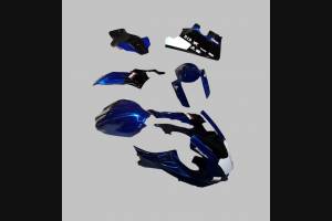 Lackierte Rennverkleidung Yamaha R6 2017 - 2026 - MXPCRV7024