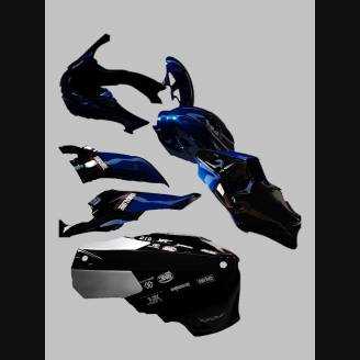 Painted Race Fairings Yamaha R6 2017 - 2026 - MXPCRV7024