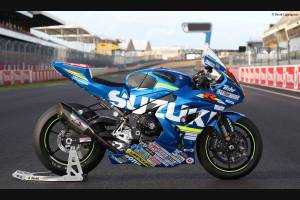 Lackierte Rennverkleidung Suzuki Gsxr 1000 2017 - 2024 - MXPCRV7034