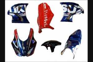 Lackierte Rennverkleidung Suzuki Gsxr 1000 2017 - 2024 - MXPCRV7037