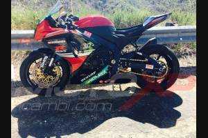 Lackierte Rennverkleidung Suzuki Gsxr 1000 2009 - 2016 - MXPCRV7083