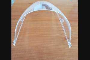 Plexiglass trasparente Yamaha R6 2017 - 2024 - MXPPMT7142