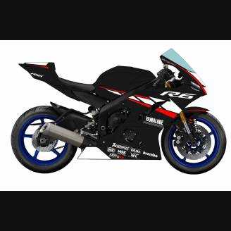 Carenado Racing Pintado Yamaha R6 2017 - 2026 - MXPCRV7253