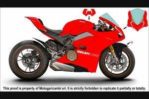 Carenados en abs pintados para la calle compatible con Ducati Panigale V4 V4S 2018 - 2019 - MXPCAV7278