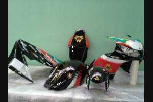 Lackierte Rennverkleidung Honda Cbr 1000 RR 2012 - 2016 - MXPCRV7291