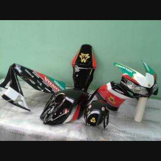 Lackierte Rennverkleidung Honda Cbr 1000 RR 2012 - 2016 - MXPCRV7291