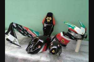 Lackierte Rennverkleidung Honda Cbr 1000 RR 2012 - 2016 - MXPCRV7291