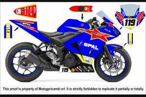 Painted Race Fairings Yamaha R3 2015 - 2018 - MXPCRV7327