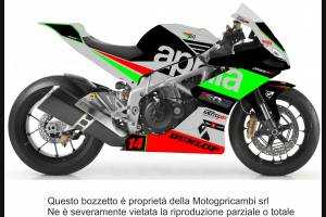 Lackierte Rennverkleidung Aprilia RSV4 2015 - 2020 - MXPCRV7331