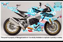 Lackierte Rennverkleidung Honda Cbr 1000 RR 2017 - 2019 - MXPCRV7336