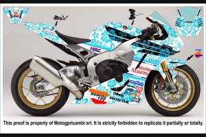 Lackierte Rennverkleidung Honda Cbr 1000 RR 2017 - 2019 - MXPCRV7336