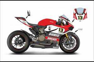 Lackierte Rennverkleidung Ducati 1299 959 Panigale - MXPCRV7337
