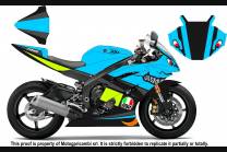 Lackierte Rennverkleidung Yamaha Yamaha R6 2008 - 2016 - MXPCRV7345