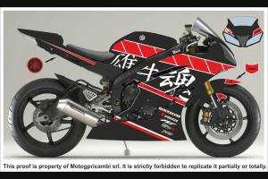 Lackierte Rennverkleidung Yamaha Yamaha R6 2008 - 2016 - MXPCRV7346