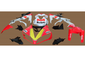 Complete and painted fairings in abs YMH R1 D FRT 
