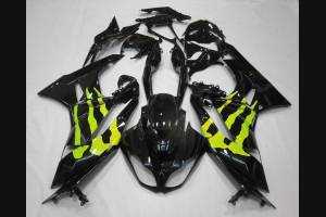 Carene stradali in abs verniciate compatibili con Kawasaki ZX6R 2009 - 2012 - MXPCAV7456