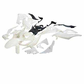 Complete and unpainted fairings in abs with front fender 