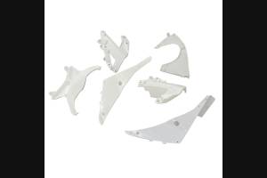 Complete and unpainted fairings in abs with front fender 