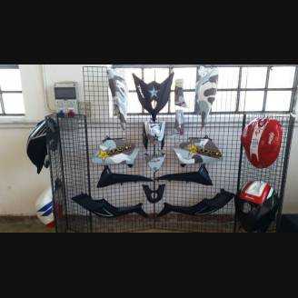 Painted street fairings in abs compatible with Yamaha T Max 530 2015 - 2016 - MXPCYT7552