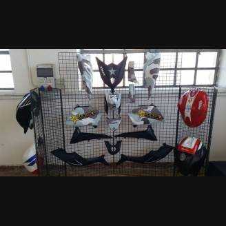 Painted street fairings in abs compatible with Yamaha T Max 530 2015 - 2016 - MXPCYT7552