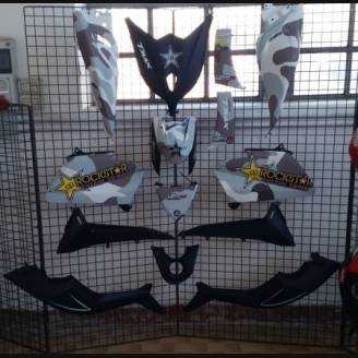 Painted street fairings in abs compatible with Yamaha T Max 530 2015 - 2016 - MXPCYT7552
