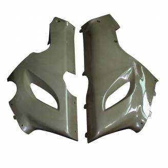 Complete and unpainted fairing with front fender in abs 