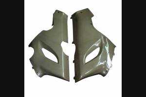Complete and unpainted fairing with front fender in abs 