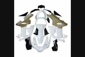 Complete and unpainted fairing with front fender in abs 