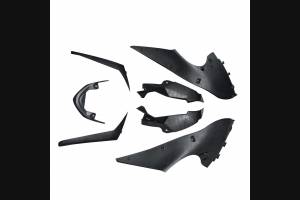 Complete and unpainted fairings in abs with front fender 