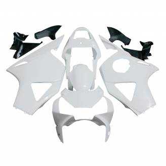 Complete and unpainted fairing in abs with front fender 