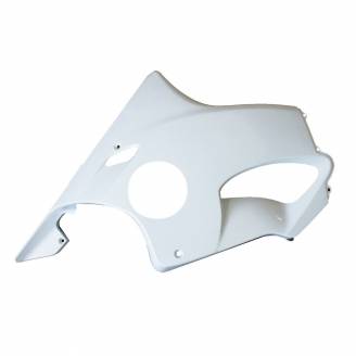 Complete and unpainted fairing in abs with front fender INJ 