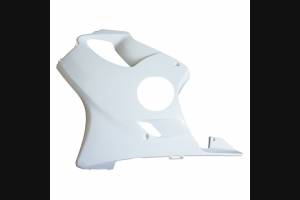 Complete and unpainted fairing in abs with front fender INJ 