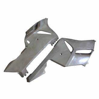 Complete and unpainted fairings in abs with front fender 