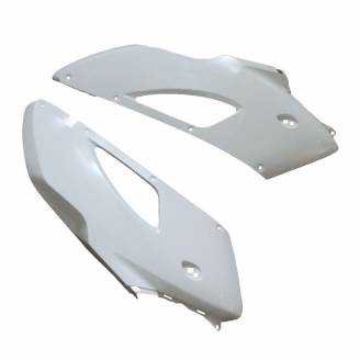 Complete and unpainted fairings in abs with front fender 