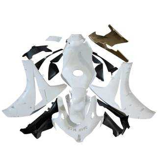 Complete and unpainted fairings in abs with front fender 