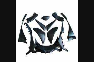 Complete and unpainted fairings in abs with front fender 