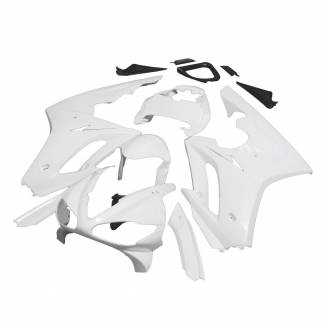 Complete and unpainted fairings in abs with front fender 