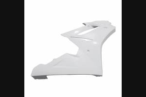 Complete and unpainted fairings in abs with front fender 