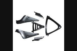 Complete and unpainted fairings in abs with front fender 