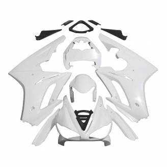 Complete and unpainted fairings in abs with front fender 