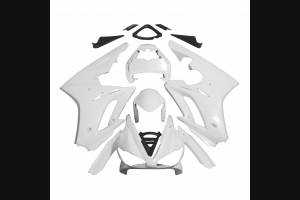 Complete and unpainted fairings in abs with front fender 