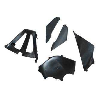 Complete and unpainted fairings in abs with front fender 
