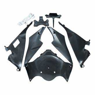 Complete and unpainted fairings in abs with front fender 