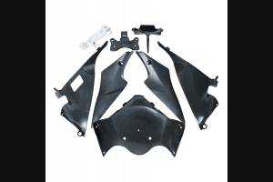 Complete and unpainted fairings in abs with front fender 
