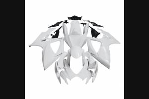 Complete and unpainted fairings in abs with front fender 